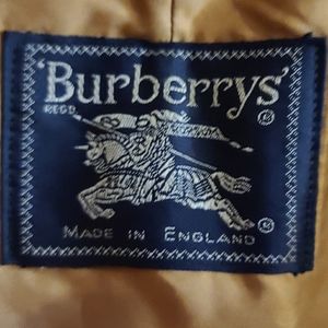 Burberry wool coat liner
